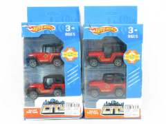 Die Cast Fire Engine Pull Back(2in1)