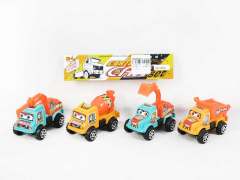 Pull Back Construction Truck(4in1)