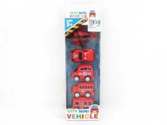 Pull Back Fire Engine(5in1)