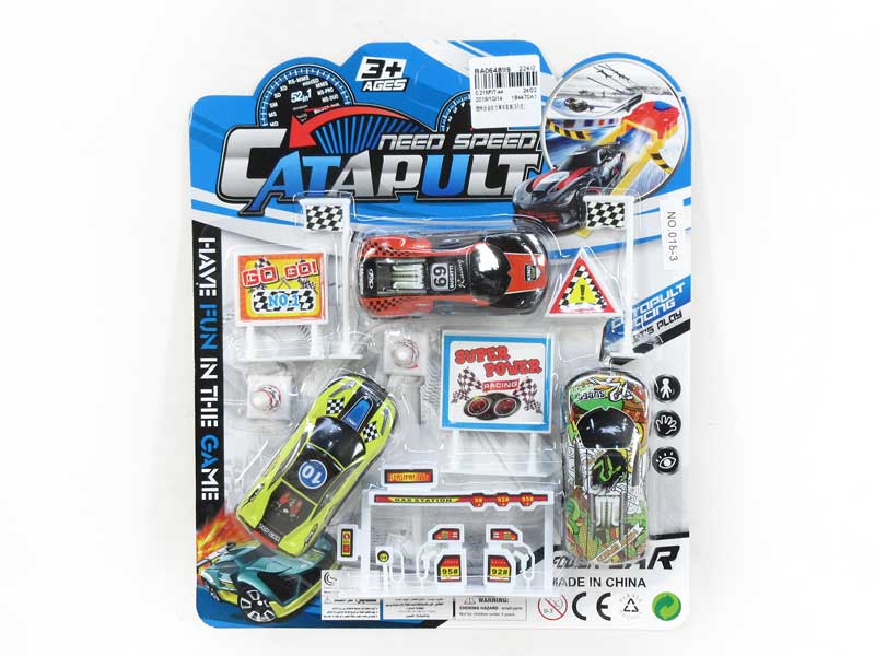 Die Cast Racing Car Pull Back(3in1) toys