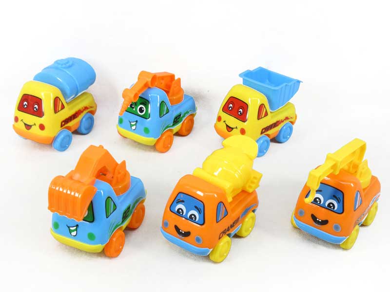 Pull Back Construction Truck(6S4C) toys