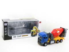Die Cast Truck Pull Back Construction W/L_M