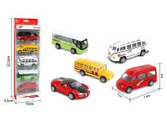 Die Cast Car Pull Back(5in1) toys