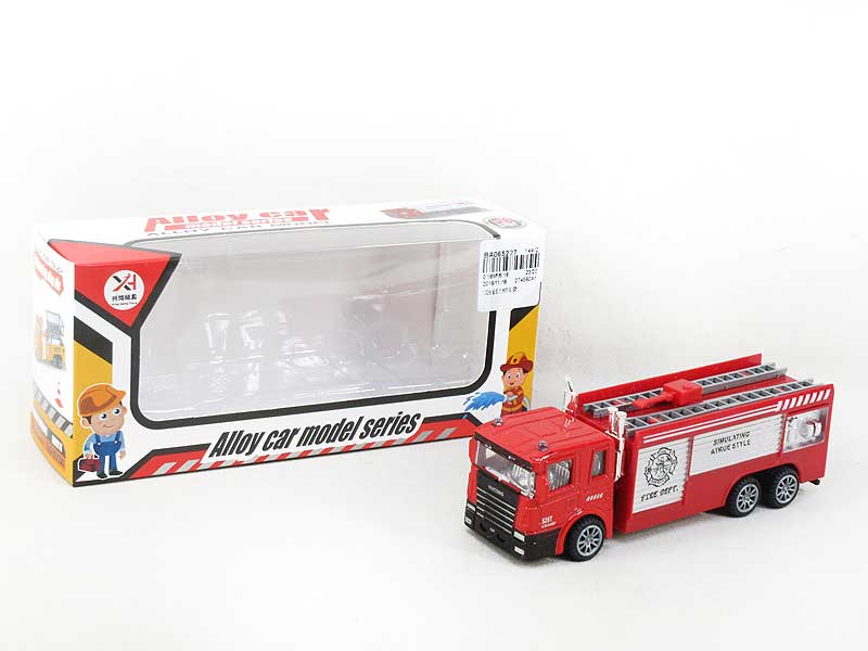1:32 Die Cast Fire Engine Pull Back(6S) toys
