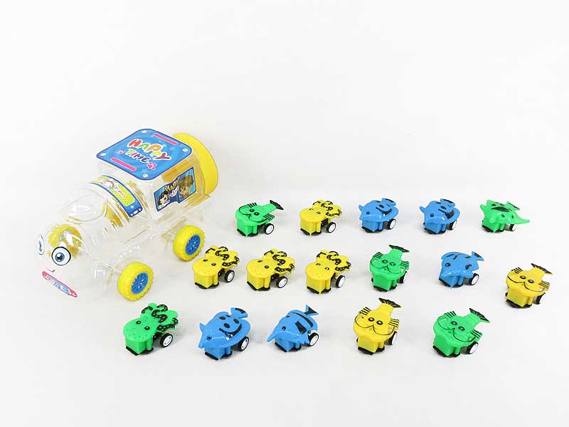 Pull Back Fish(16in1) toys