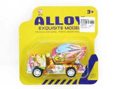 1:42 Die Cast Construction Truck Pull Back W/L_M(3S)