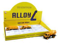 1:42 Die Cast Construction Truck Pull Back W/L_M(12in1)