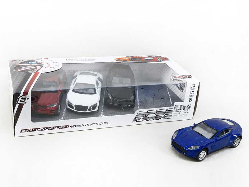 Die Cast Car Pull Back W/L_M(4in1) toys