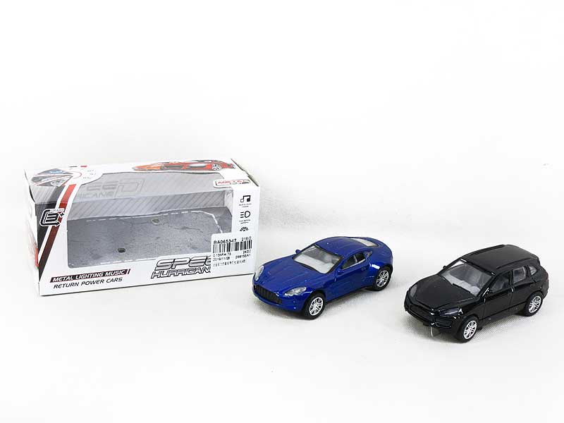 Die Cast Car Pull Back W/L_M(4S) toys