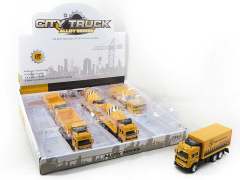 Die Cast Construction Truck Pull Back W/L_S(12in1)