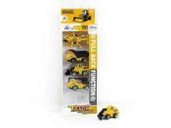 Pull Back Construction Truck & Pull Back Helicopter(5in1)