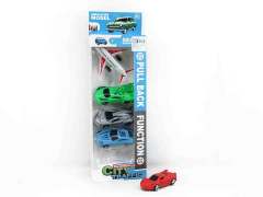 Pull Back Sports Car & Pull Back Helicopter(5in1)