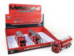 1:43 Die Cast Fire Engine Pull Back(6in1)
