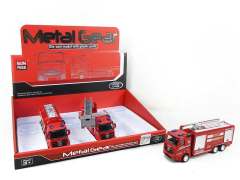 1:43 Die Cast Fire Engine Pull Back W/L_M(6in1)