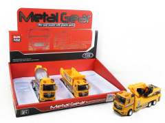 1:43 Die Cast Construction Truck Pull Back(6in1) toys