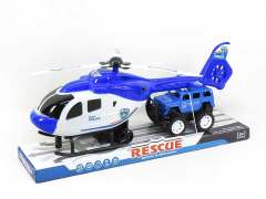 Pull Back Helicopter & Free Wheel Car(2in1)