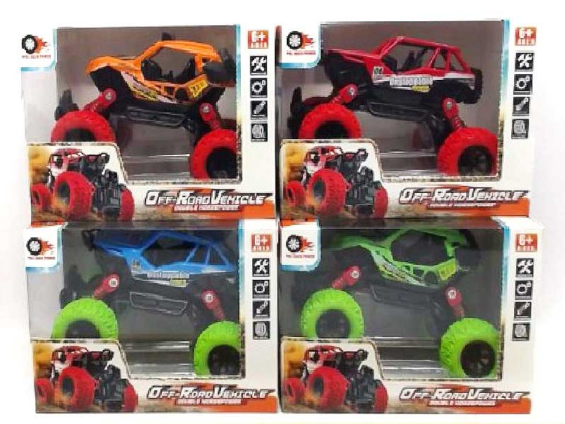 Die Cast Cross-country Car Pull Back(4C) toys