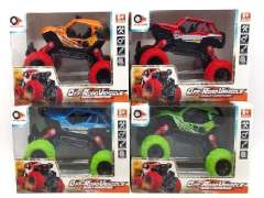 Die Cast Cross-country Car Pull Back(4C)