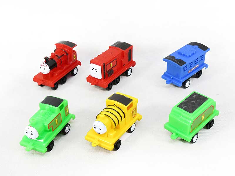 Pull Back Train(6in1) toys