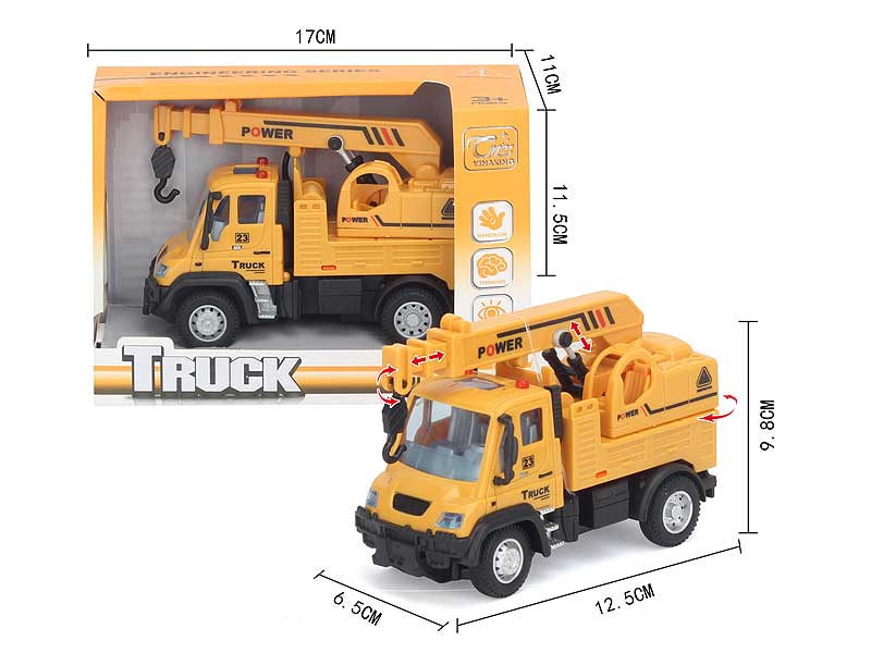 1:64 Pull Back Construction Truck toys