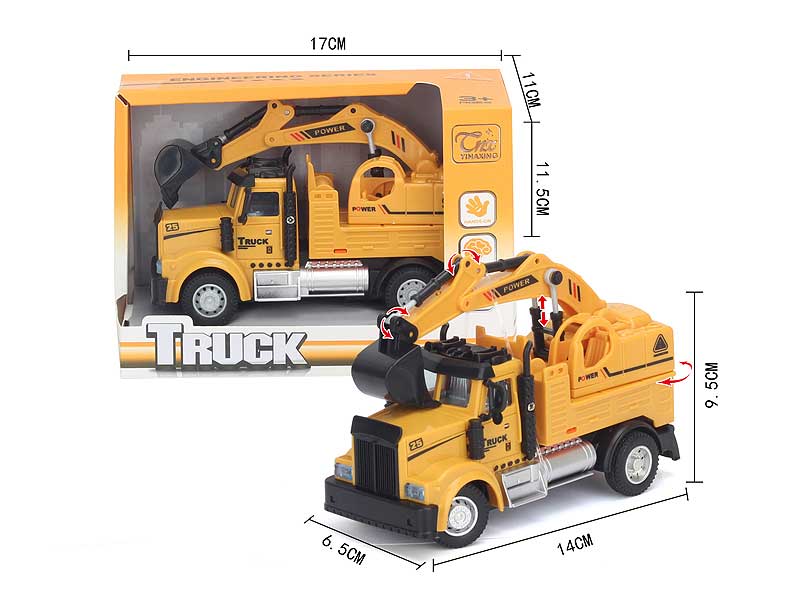 1:64 Pull Back Construction Truck toys