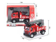 1:64 Pull Back Fire Engine