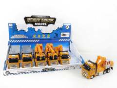 Die Cast Construction Truck Pull Back W/L_S(6in1)