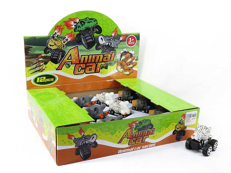 Pull Back Animal Car(12in1) toys