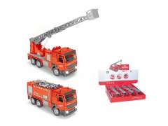 Die Cast Fire Engine Pull Back W/L_M(8in1)