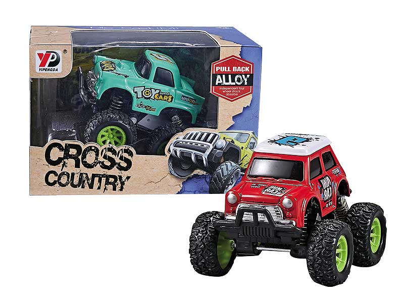 Die Cast Cross-country Car Pull Back(4S) toys