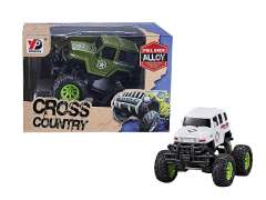 Die Cast Cross-country Jeep Pull Back(4S)