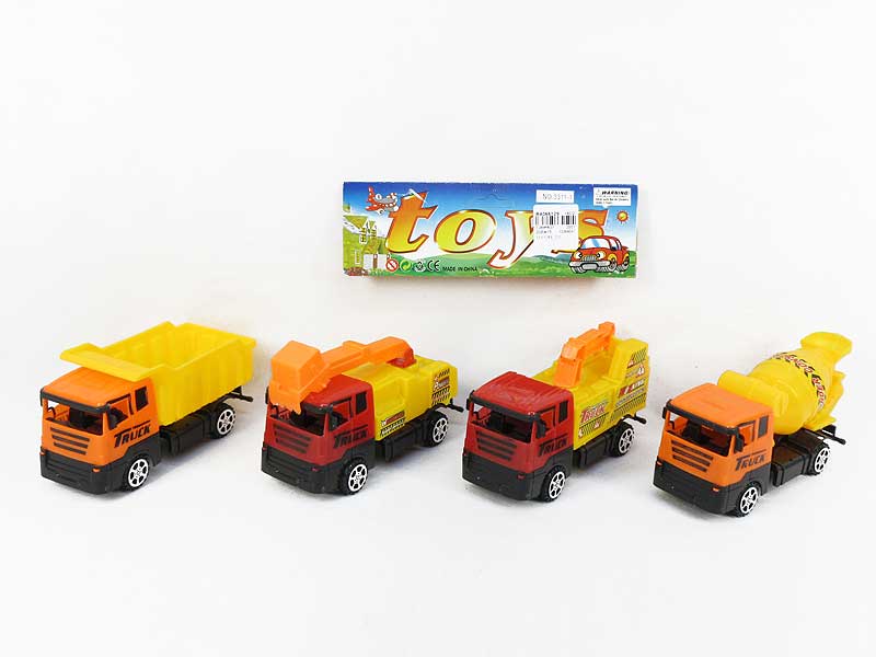 Pull Back Construction Car(2in1) toys