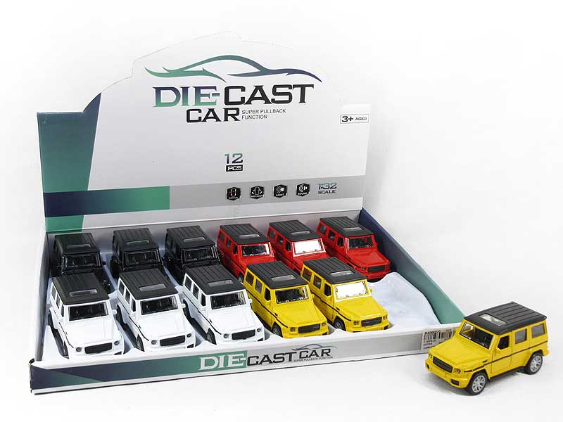 1:32 Die Cast Car Pull Back(12in1) toys