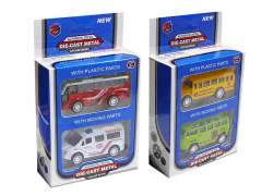 1:50 Die Cast Car Pull Back(2in1) toys