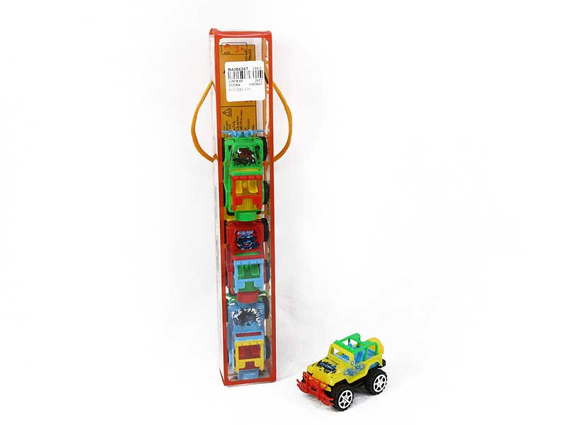 Pull Back Jeep(4in1) toys