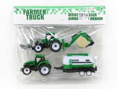 Pull Back Farmer Truck(2in1)