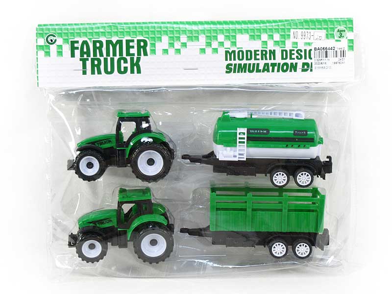 Pull Back Farmer Truck(2in1) toys