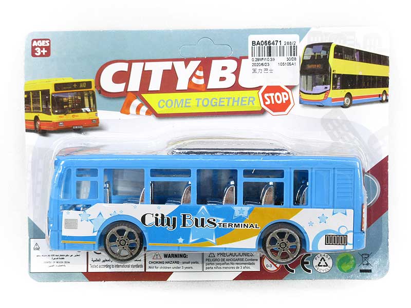 Pull Back Bus toys