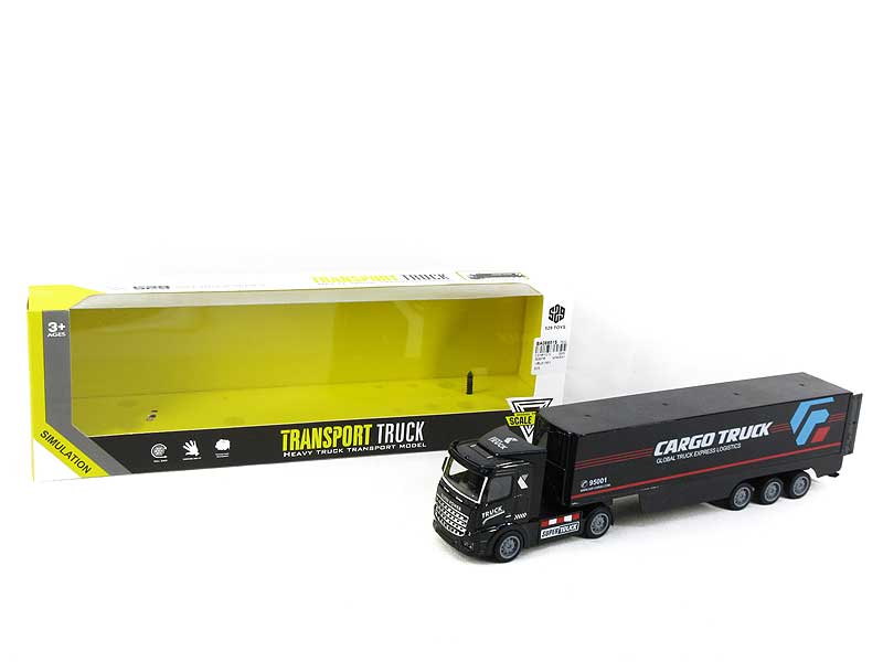 1:48 Pull Back Container Truck toys
