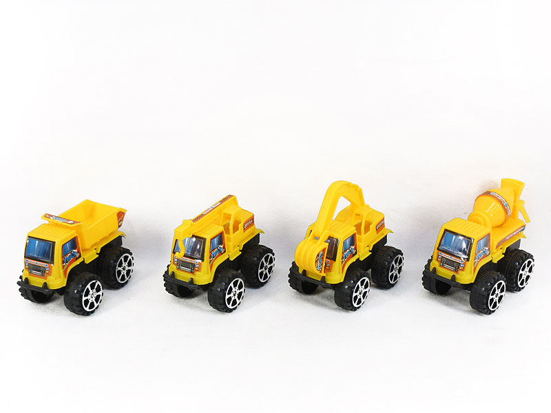 Pull Back Construction Truck(4S) toys