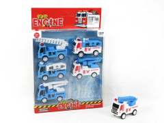 Pull Back Rescue Car(6in1)