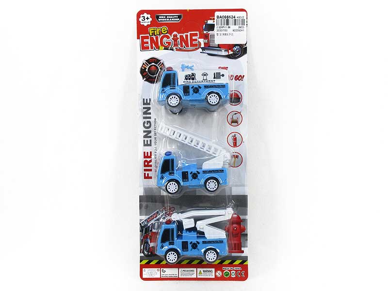 Pull Back Rescue Car(3in1) toys