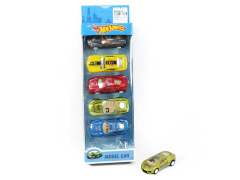 Die Cast Sports Car Pull Back(6in1)