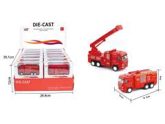 Die Cast Fire Engine Pull Back(24in1)