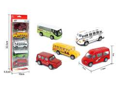 Die Cast Car Pull Back(5in1)