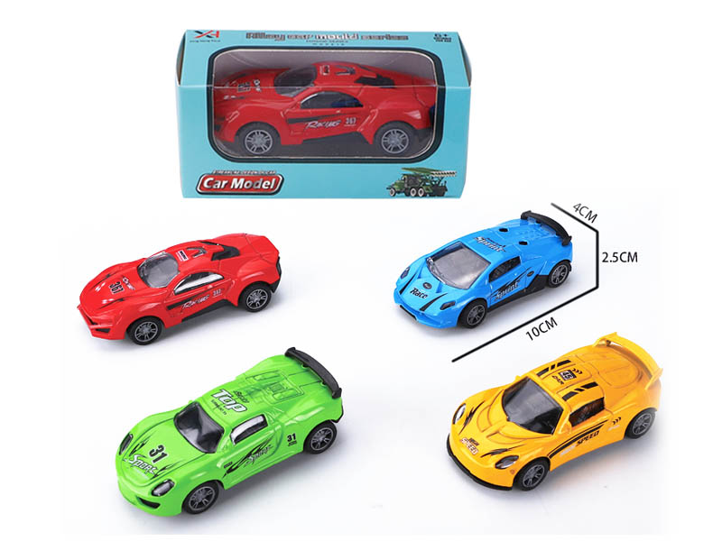 1::43 Die Cast Racing Car Pull Back(4S) toys