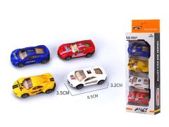 1:50 Die Cast Racing Car Pull Back(4in1) toys