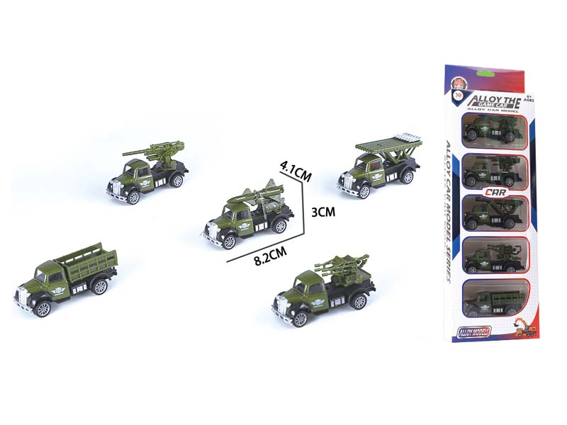 1:64 Die Cast Car Pull Back(5in1) toys