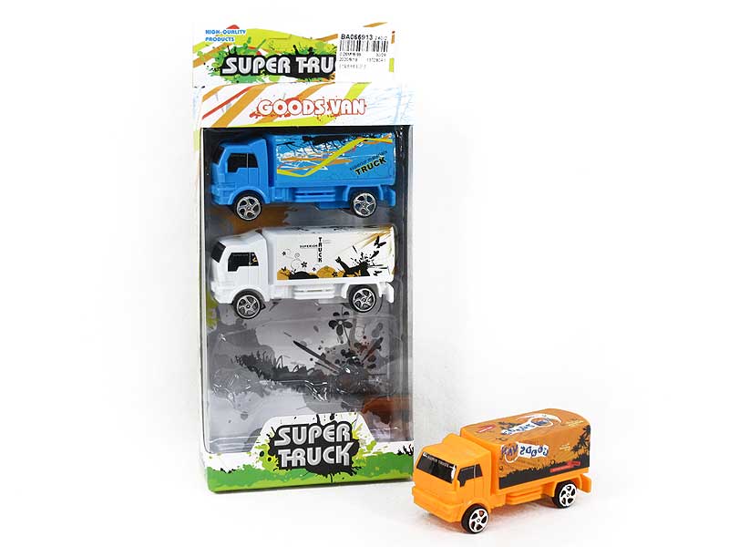 Pull Back Container Truck(3in1) toys