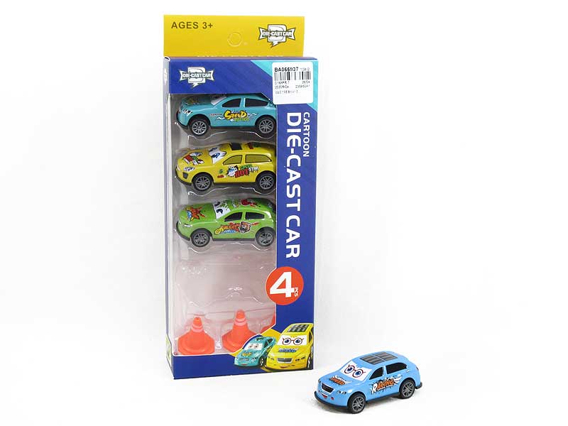 Die Cast Car Pull Back(4in1) toys